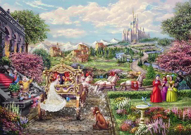 Produktbild 2 för Pussel Disney Cinderella Happily Ever After 1000 bitar, Schmidt