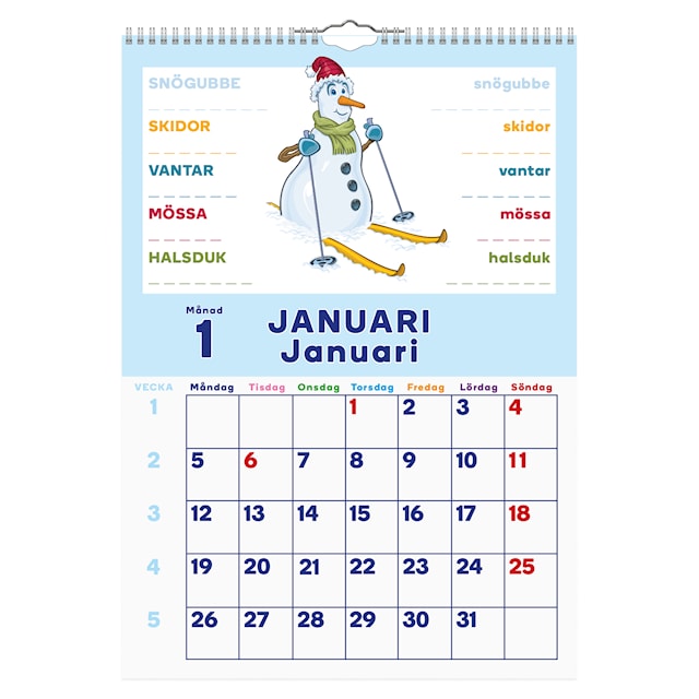 Produktbild 2 för Barnens Almanacka 2026