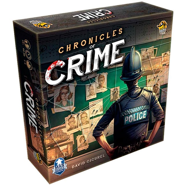 Produktbild 1 för Chronicles of Crime, Brädspel (EN)