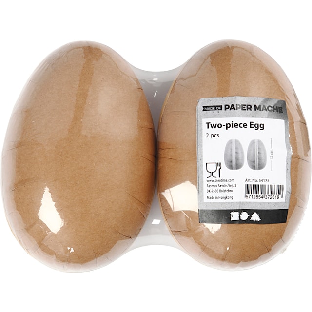 Produktbilde 7 for To-delte egg, L: 12 cm, 2 stk./ 1 pk.