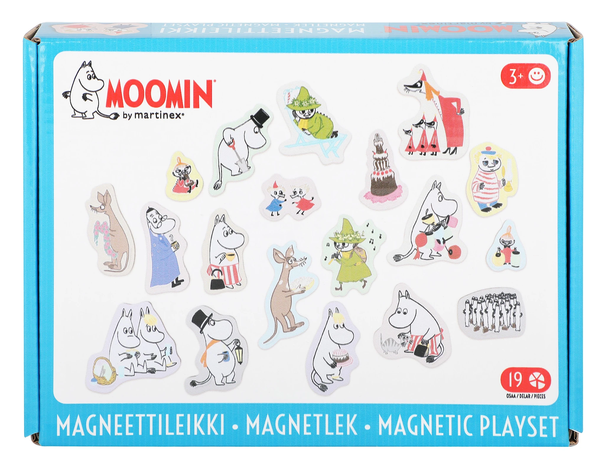 Produktbild för Magnetfigurer 19 delar Mumin