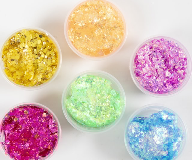 Produktbilde 7 for Glitter Clay, glade farger, 6x20 g/ 1 pk.