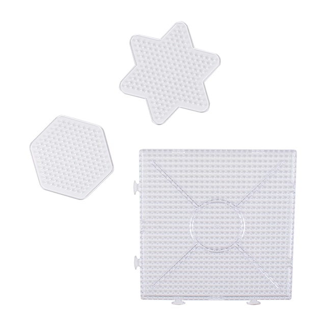 Produktbild 3 för Pärlplattor 3 olika former, Playbox