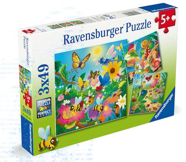 Produktbilde 2 for Bugs, Bugs, Bugs Puslespill 3x49 brikker, Ravensburger