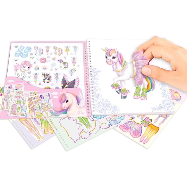 Produktbild 3 för Stickersbok Dress Me Up Ylvi