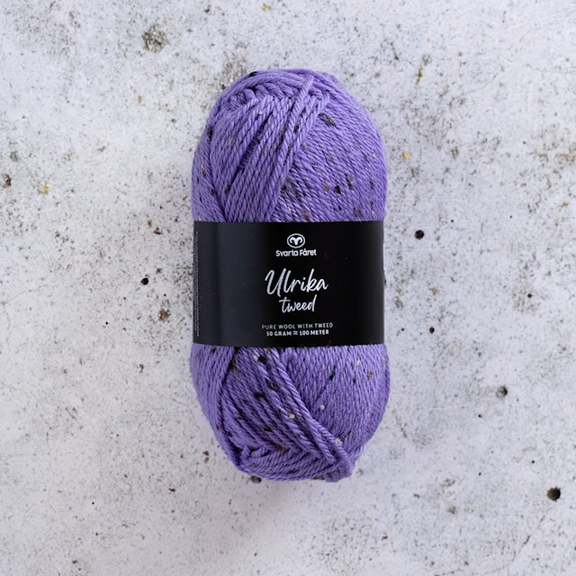 Ulrika Tweed Ullmiks 50 g Purple Corn 00 Svarta Fåret