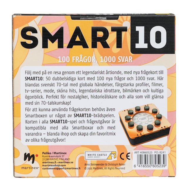 Produktbilde 2 for Smart10 Spørrekort 70-Tallet (SE)