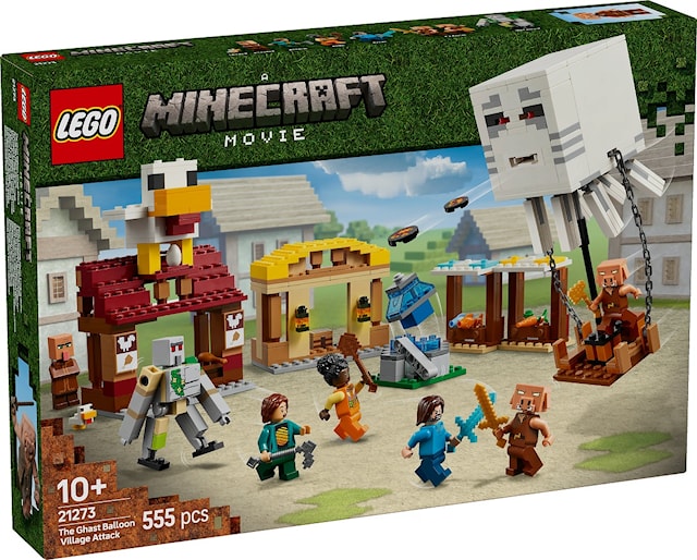 Produktbilde 1 for Landsbyangrep med Geist-ballong LEGO® Minecraft (21273)