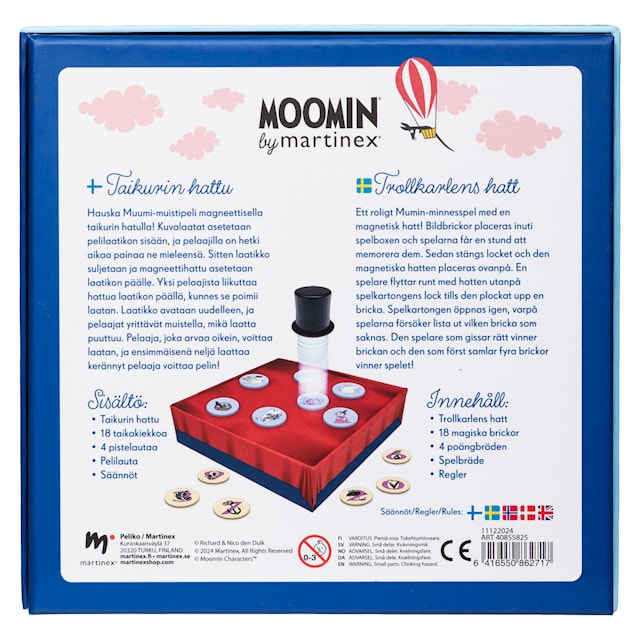 Produktbilde 2 for Mummi Trollmannens Hatt Peliko (SE/FI/NO)