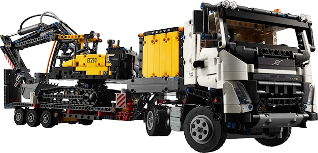 Produktbilde 2 for Volvo FMX-trailer og EC230 el-gravemaskin LEGO® Technic (42175)