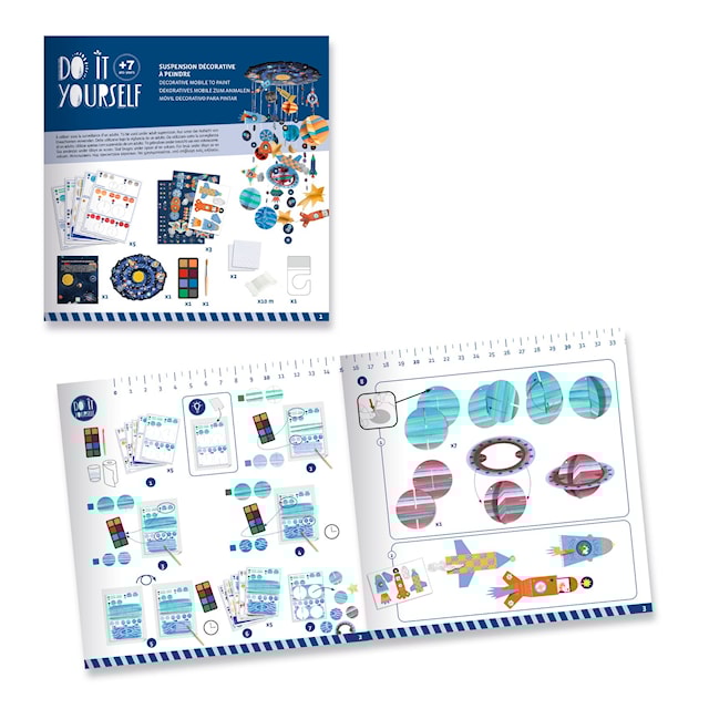 Produktbild 2 för DIY-Kit Mobil Rymden Djeco