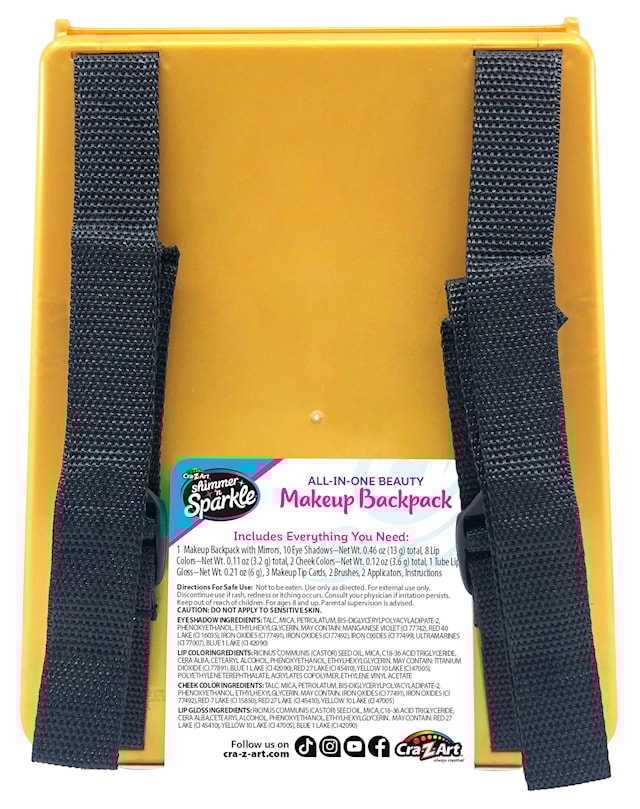 Tuotekuva 4 - Shimmer N Sparkle Cosmetic Backpack Gold