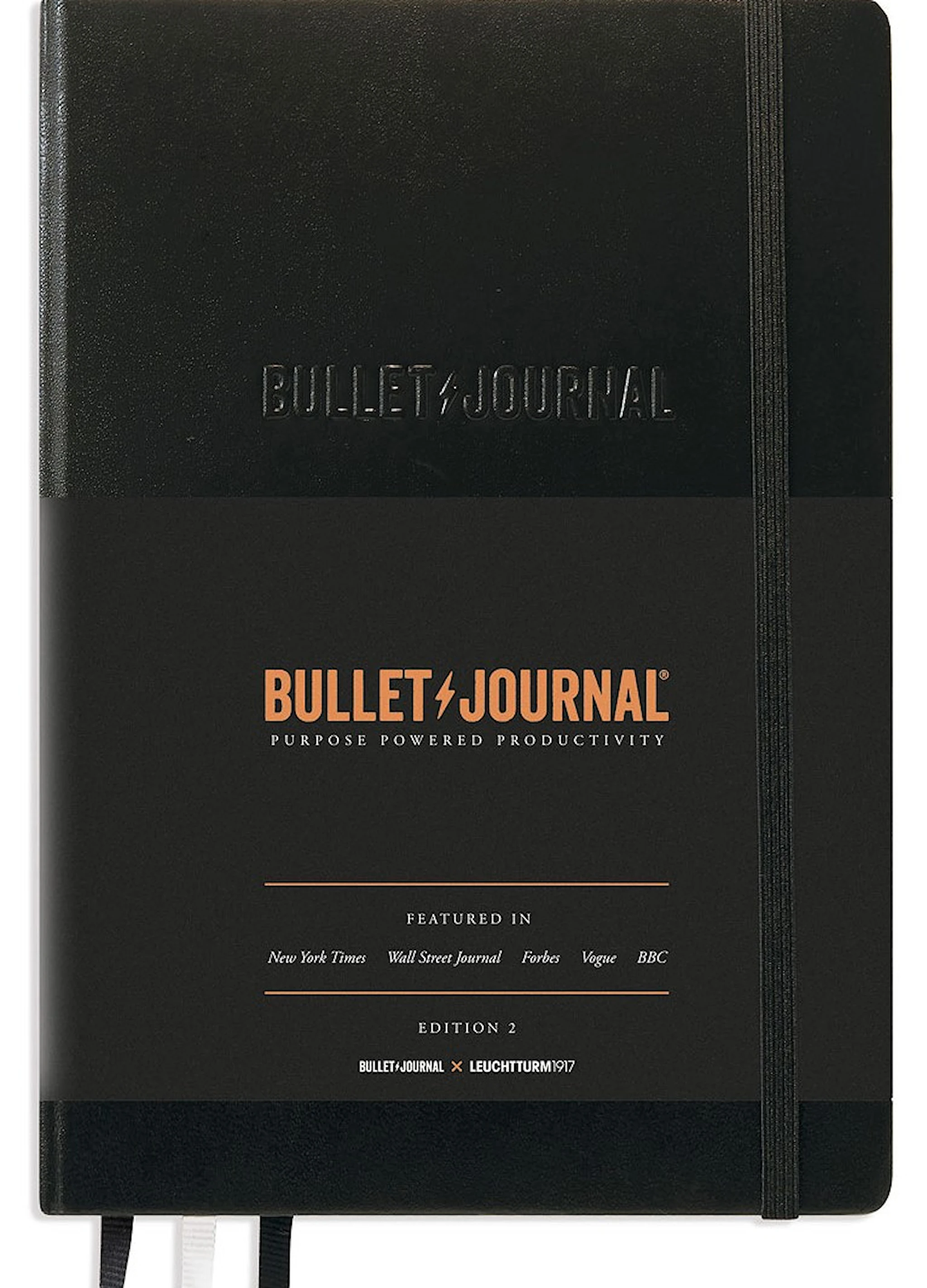 Produktbilde for Bullet journal A5 Prikket Svart Leuchtturm1917