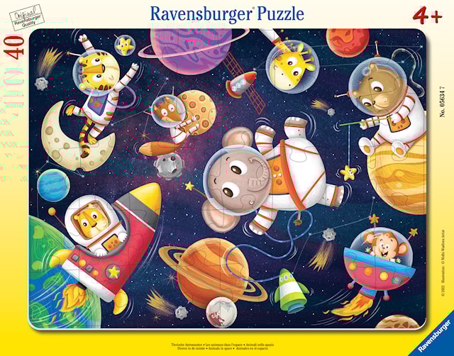 Animal Astronauts Pussel 40 bitar Ravensburger
