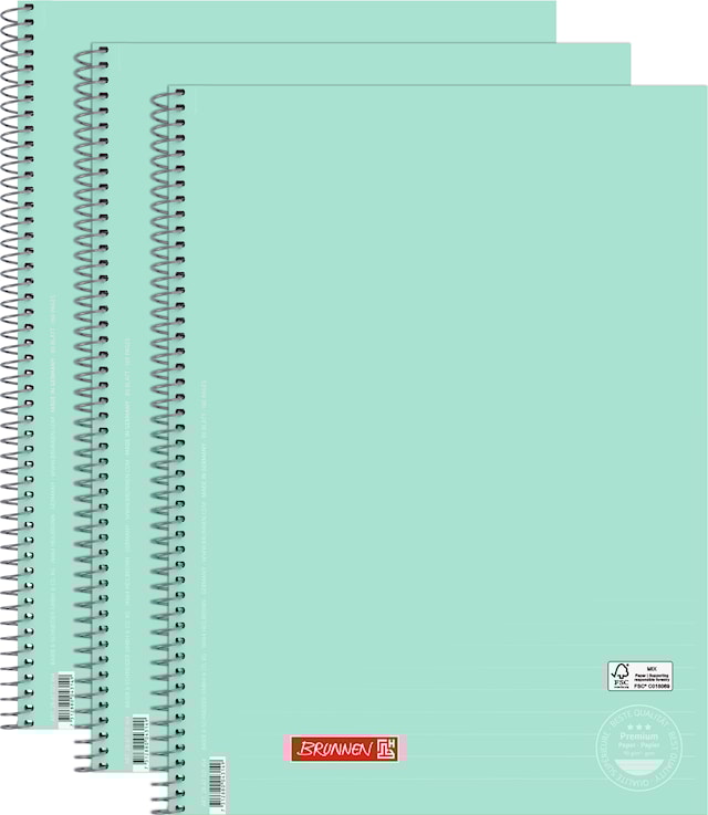 Muistikirja A4, Viivoitettu 3-pack