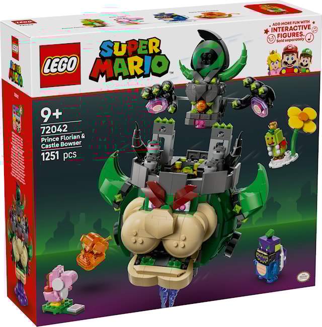 Tuotekuva 1 - Prince Florian ja Castle Bowser LEGO® Super Mario (72042)