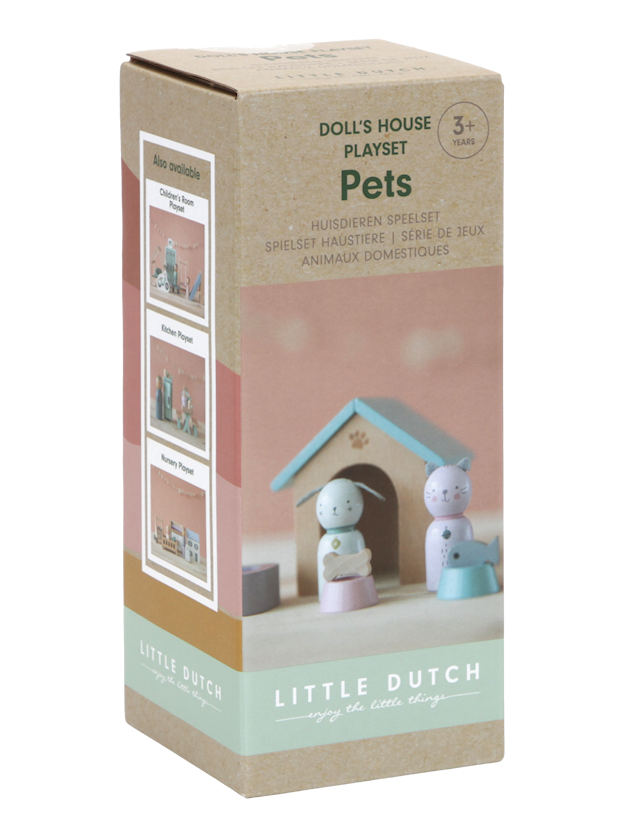 Produktbild 3 för Husdjur i Trä, Little Dutch