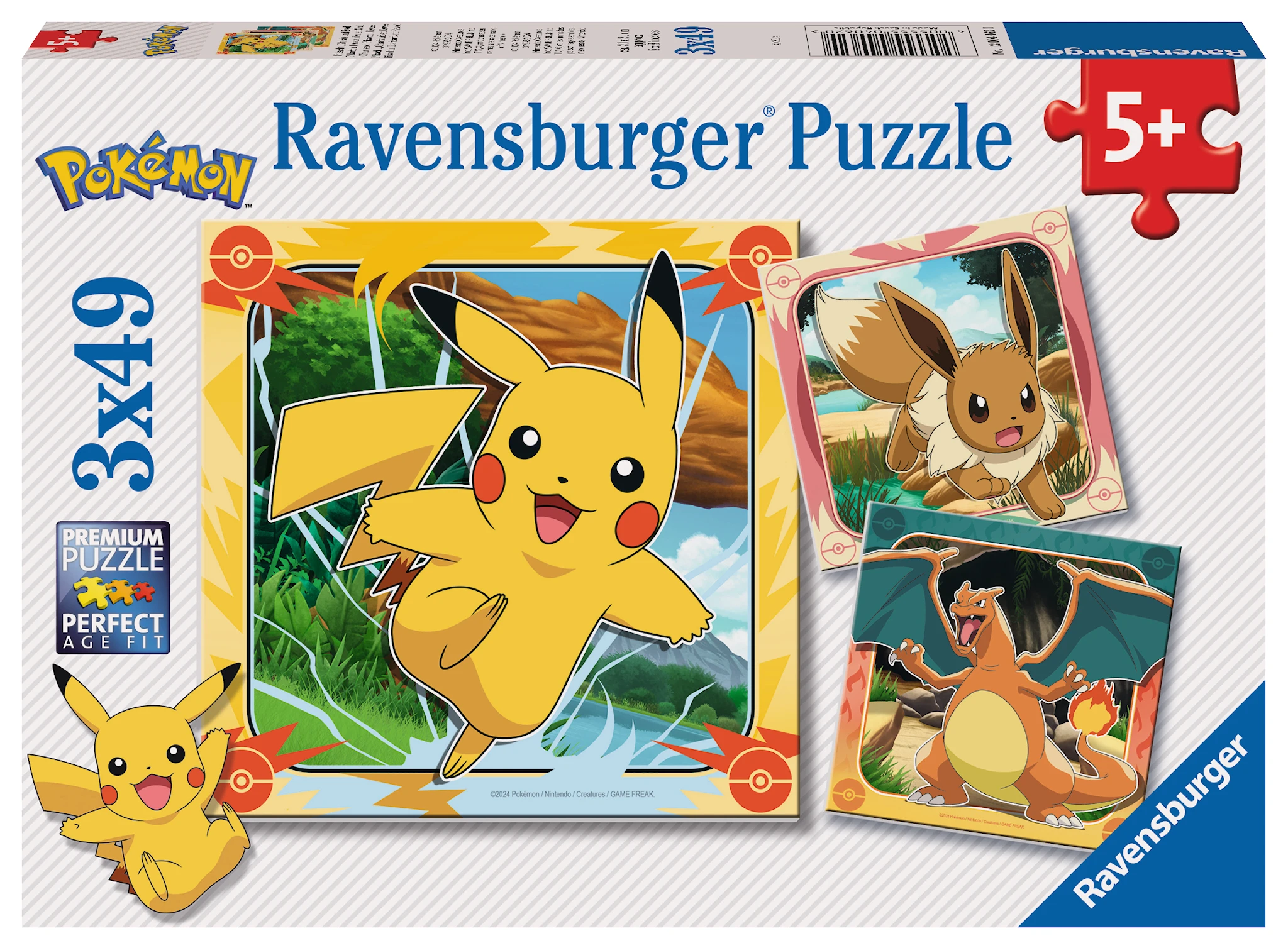 Produktbild för Pokémon 3x49p Ravensburger
