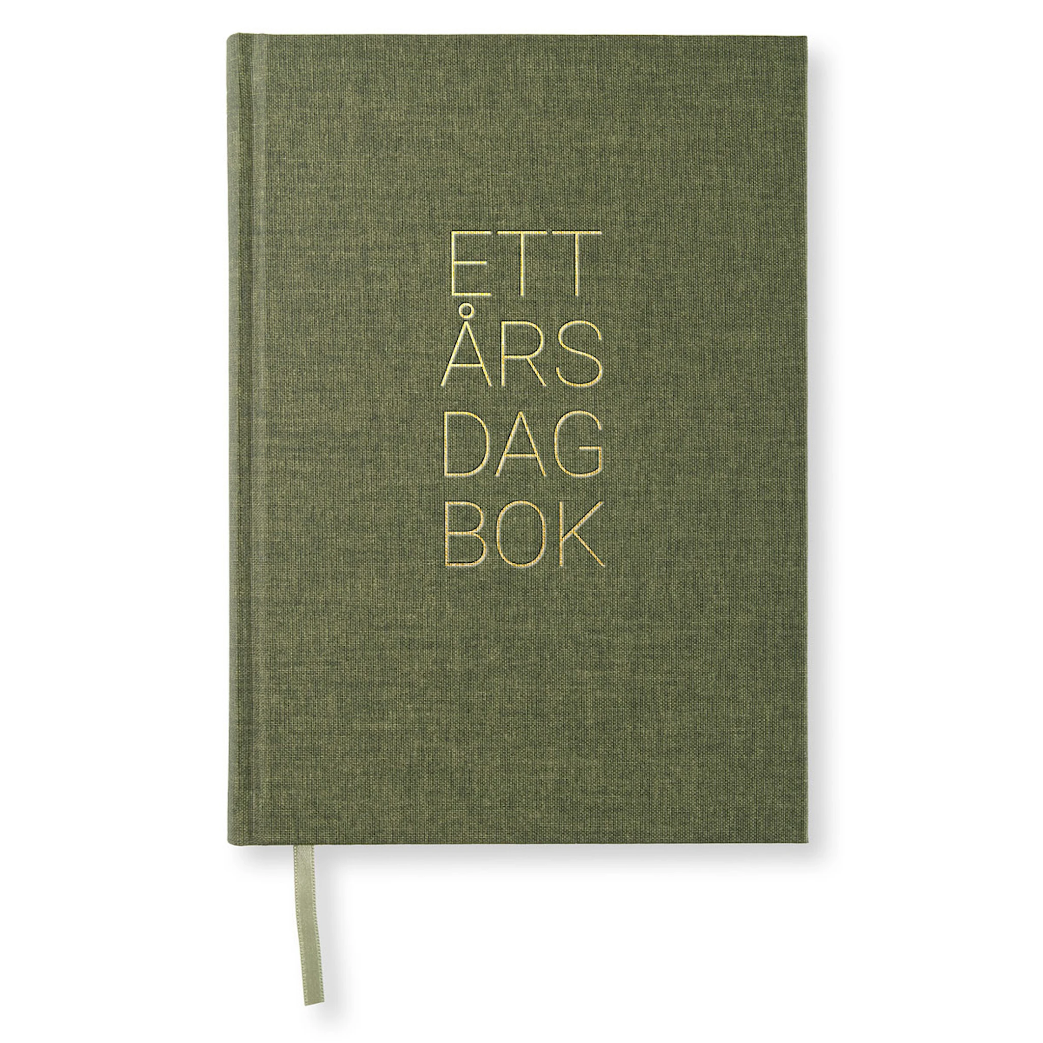 Produktbild för 1-Års Dagbok A5 Khaki Green Paperstyle