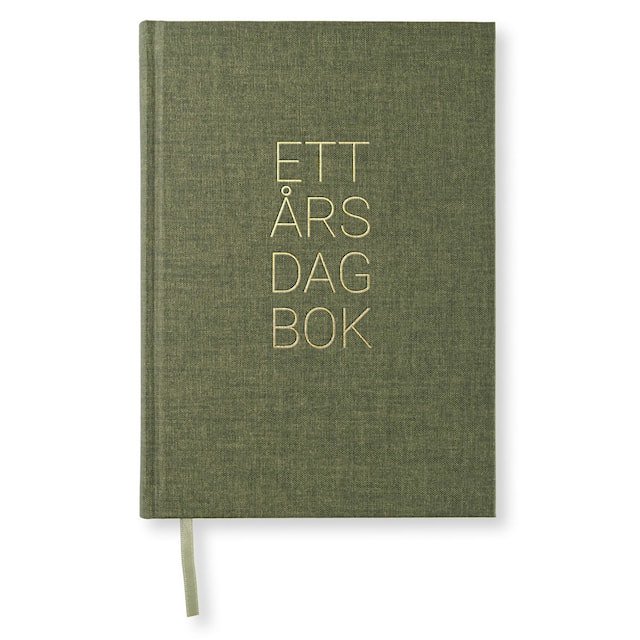 Produktbild 1 för 1-Års Dagbok A5 Khaki Green Paperstyle