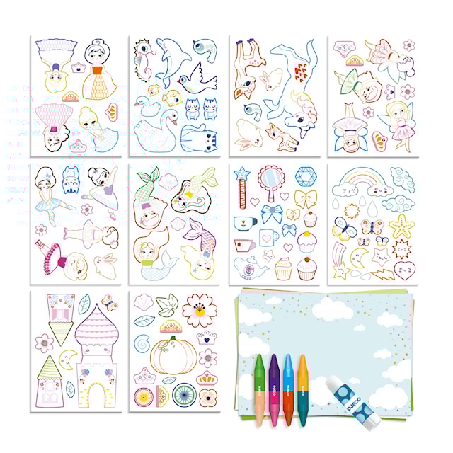 Produktbild 3 för Skapa och Pyssla en Egen Värld med Figurer Djeco