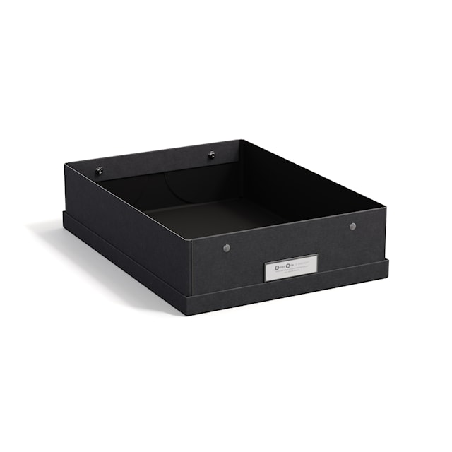 Produktbild 2 för Förvaringslåda Kleo A4 Black Bigso Box of Sweden