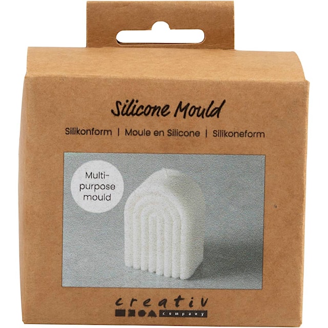 Produktbilde 1 for Silikonform , Bue, H: 8 cm, dia. 4 cm, B: 5,5 cm, 1 stk./ 1 pk.