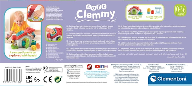 Produktbild 5 för Soft Clemmy Bongård med Klossar Clementoni