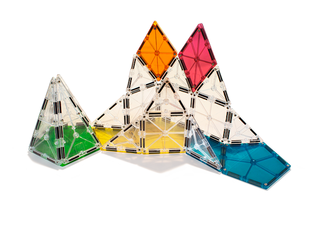 Tuotekuva 1 - Magna-Tiles Polygons 8 Osaa Laajennussarja