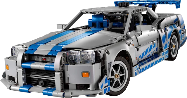 Tuotekuva 2 - 2 Fast 2 Furious Nissan Skyline GT-R (R34) ‑auto LEGO® Technic (42210)