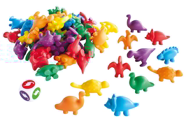 Produktbilde 1 for Fargesortering Dinosaurer 60-pack MyPauze