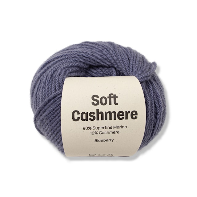 Soft Cashmere Kashmir/merino 25 gr Blueberry A742 Adlibris