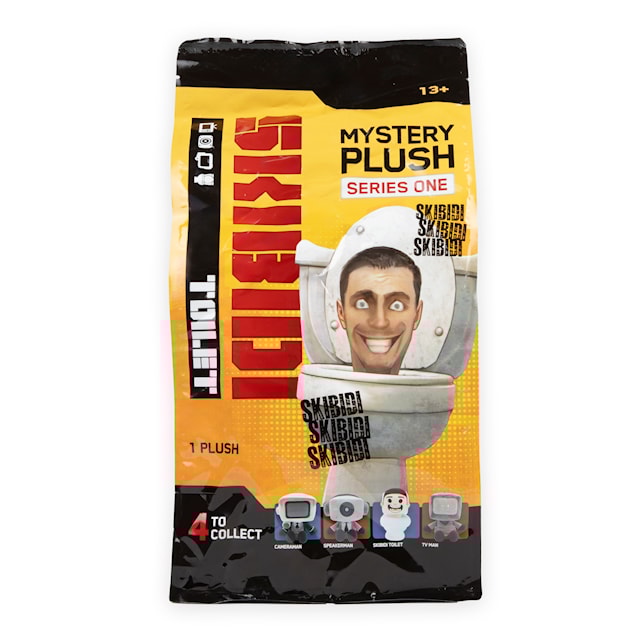 Produktbild 1 för 28 cm Mystery Plush Skibidi Toilet