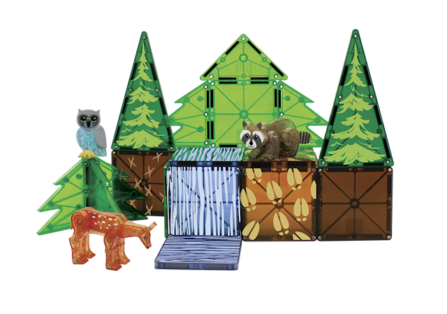 Produktbild 3 för Magna-Tiles Forest Animals, 25 bitar