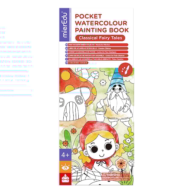 Produktbild 1 för Målarhäfte Saga Med Färger & Pensel mierEdu