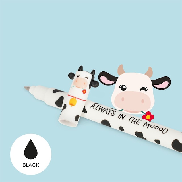 Produktbild 5 för Gelpenna Raderbar Ko, Gris, Åsna, Tupp 4-pack Legami