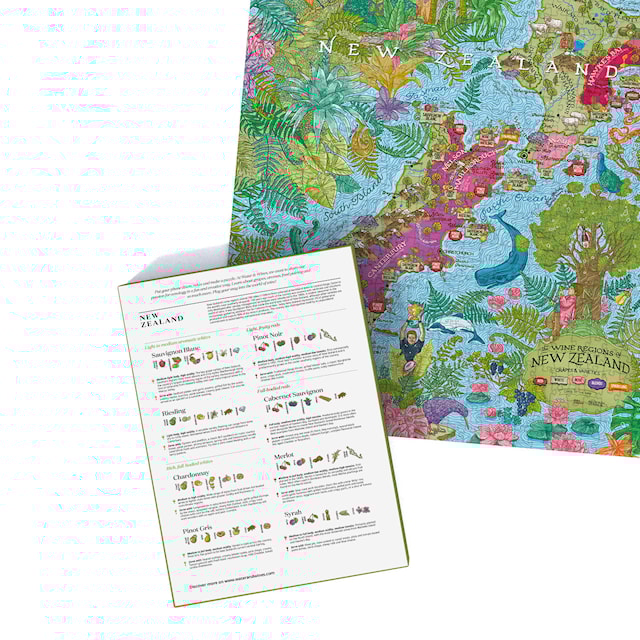 Produktbild 4 för Vinpussel - Nya Zeeland 1000 bitar, Water and Wines