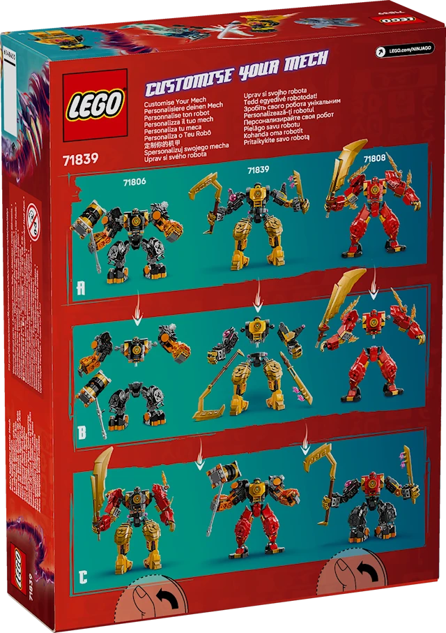 Produktbilde 4 for Arins Spinjitzu-stridsrobot LEGO® Ninjago (71839)