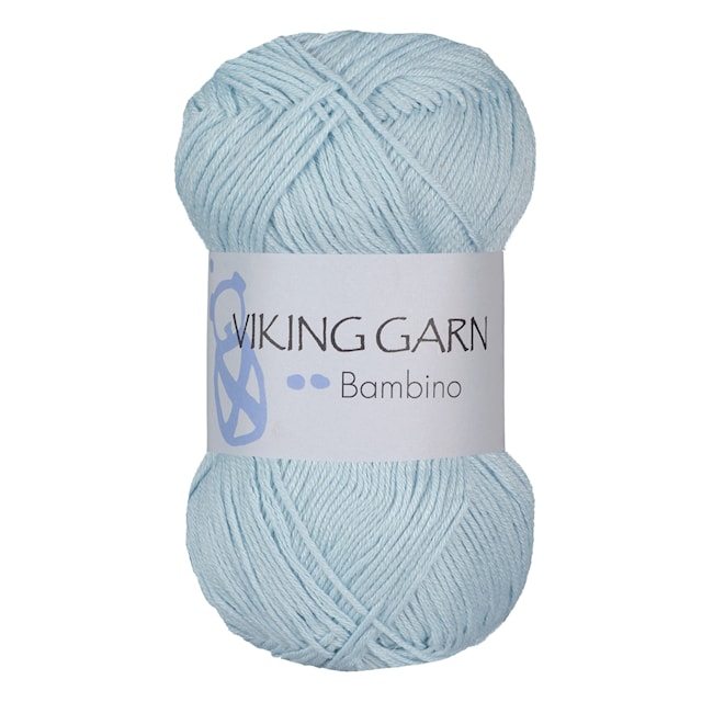 Bambino 50 g Lys blå 420 Viking Garn