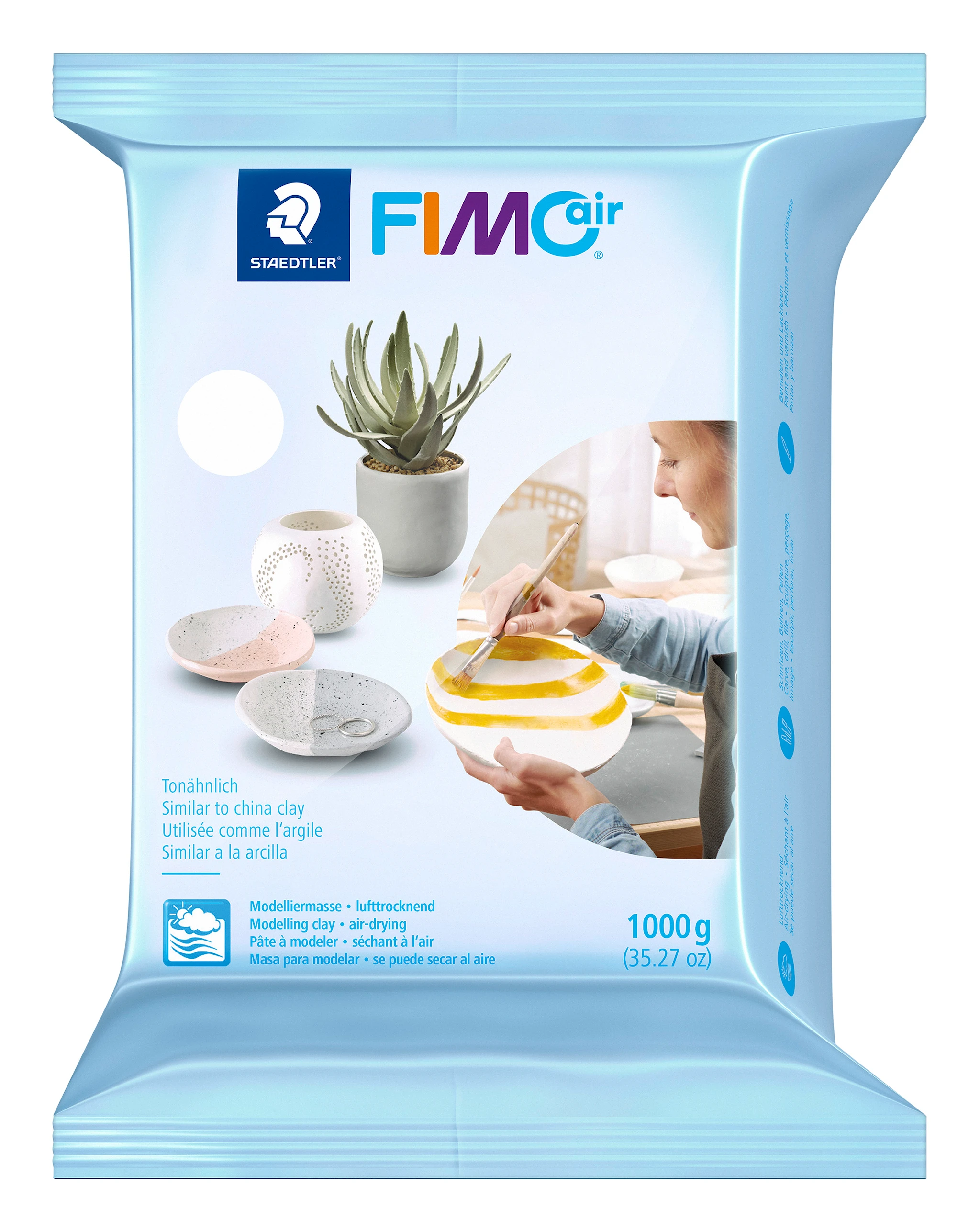 Produktbild för FIMO Air modellera 1000g vit Staedtler