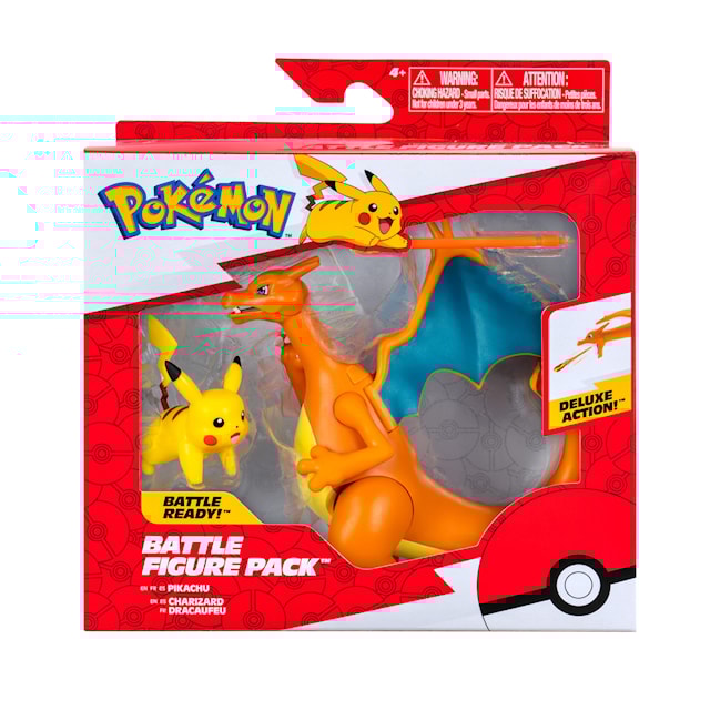 Produktbild 1 för Charizard och Pikachu Figurer 2-pack Pokémon