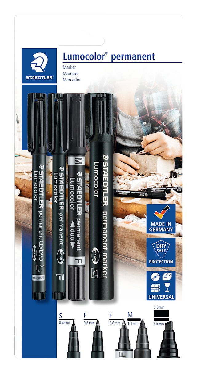 Staedtler Lumocolor mix set 4-pack