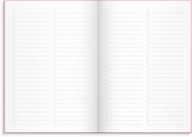 Produktbild 3 för Kalender 2026 A5 Senator Vega Rosa Burde