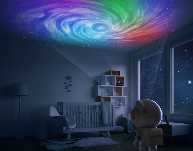 Produktbild 4 för Astronautlampa Projektor Stellar Light Space White MOB