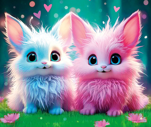 Produktbild 2 för Träpussel Fantasidjur 9 bitar, Kärnan