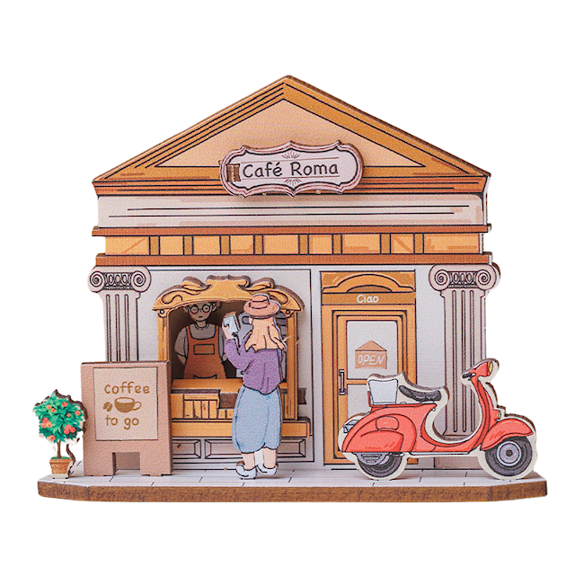 Produktbild 1 för Book Nook: DIY Magnetic Espresso Bar, Caratem