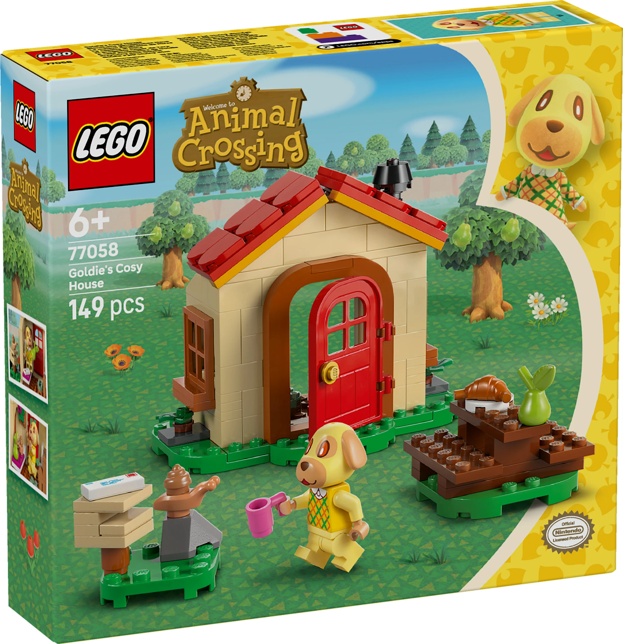 Produktbild för Det mysiga huset där Goldie bor LEGO® Animal Crossing (77058)