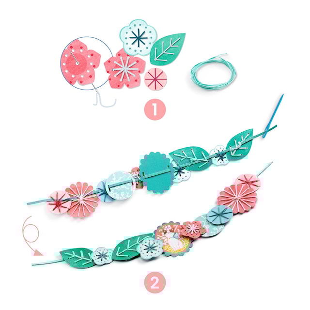 Produktbilde 4 for Kreativt sett med perlebroderi Djeco