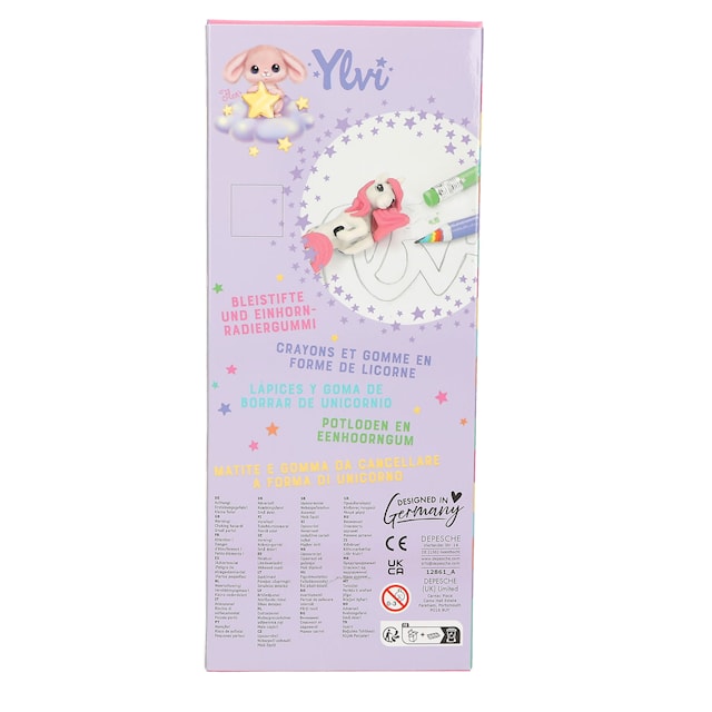 Produktbild 5 för Blyertspennor med Sudd 5-pack Ylvi