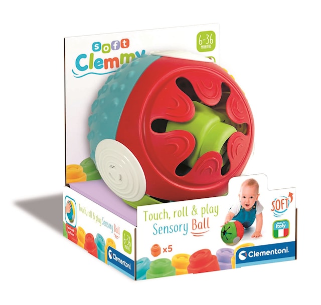 Produktbild 2 för Soft Clemmy Touch & Play Sensorisk Boll Clementoni